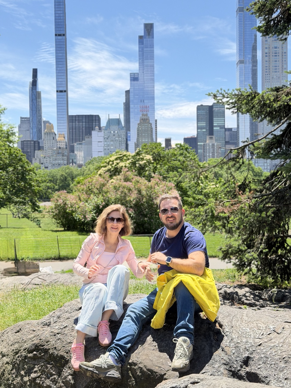 Gio and Maka in Central Park
